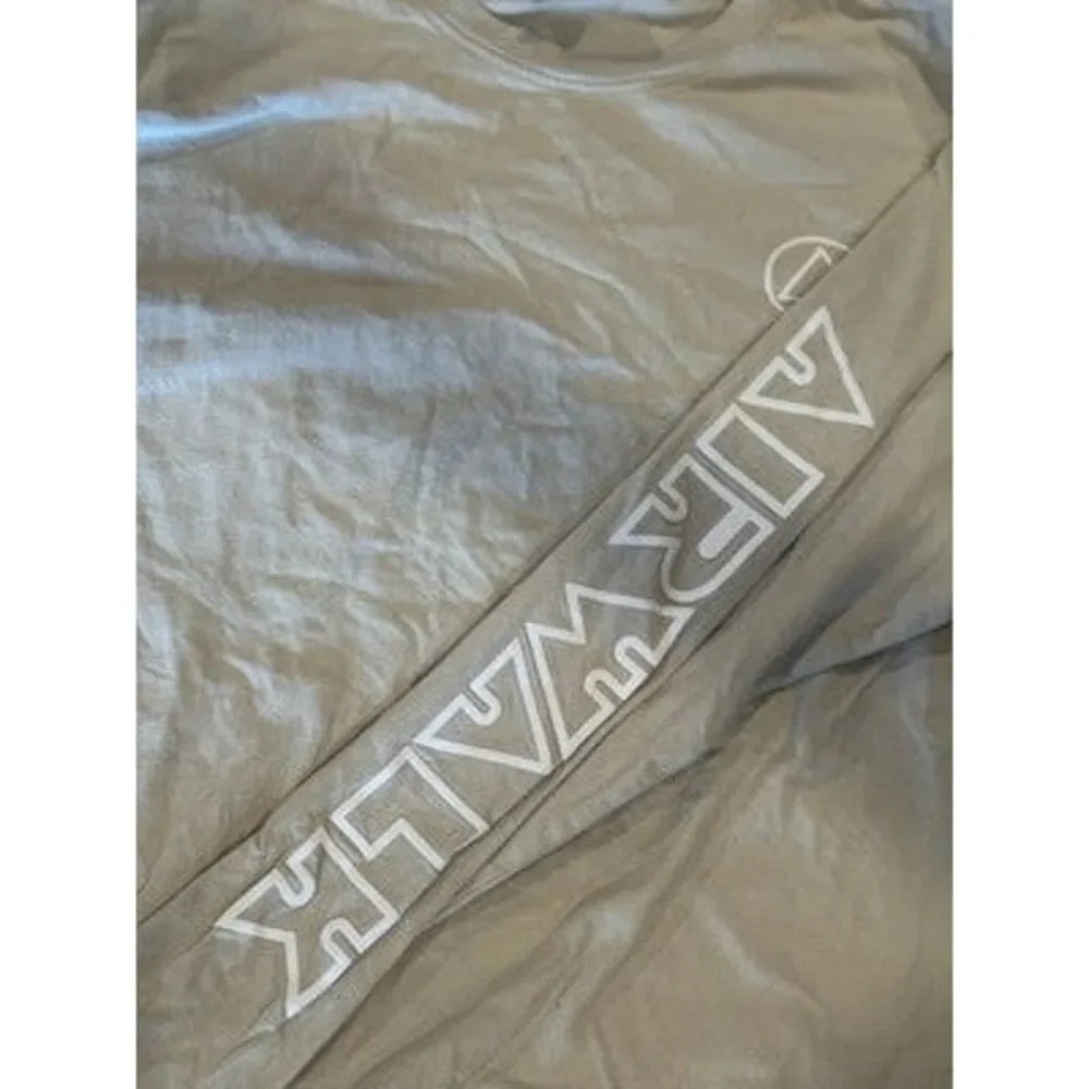 Modern Airwalk Long Sleeve T Shirt XL Brown Printed Sleeves‎